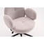Chaise de bureau en tissu avec dossier incurvé ergonomique Boucle-1275746846