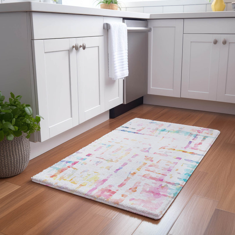 Coco Faux Fur Cloud Rectangle Washable Rug, Rectangle 1'8" x 2'6"