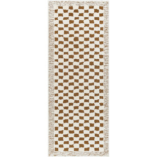 Freud Checkered Area Rug