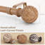 Tringle à rideaux simple feuille en grain de bois 1 po, Burlywood, 36 à 88 po-1606922240-1606922247