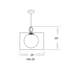 Luminaire suspendu cylindrique à 1 lumière Cayenne-2135029145-2135029124