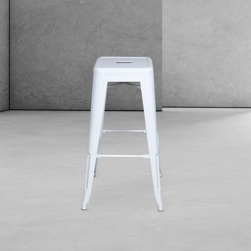 Tabouret 30 ", Blanc