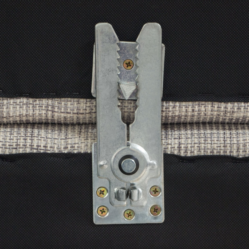 Canapé modulaire vice 4 pièces en tissu d'orge avec repose-pieds Vice