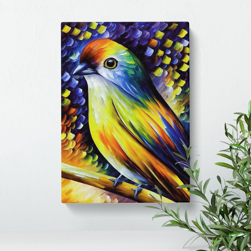 Lone Bird No.2 - Wrapped Canvas Print, 50cm H x 35cm W x 3cm D