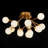 Bakker 15 - Light Bubble Globe Glass LED Semi Flush Mount