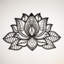 Art mural 3D Mandala lotus 3D-453335532-447559485