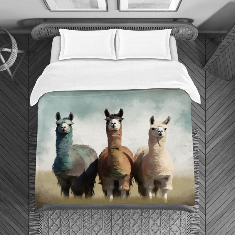 Housse de couette Grassfield Llama, Housse de couette grand