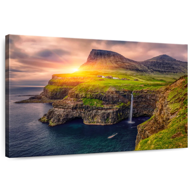 Gillard Gasadalur Village Cliff, H 20 po x l 30 po