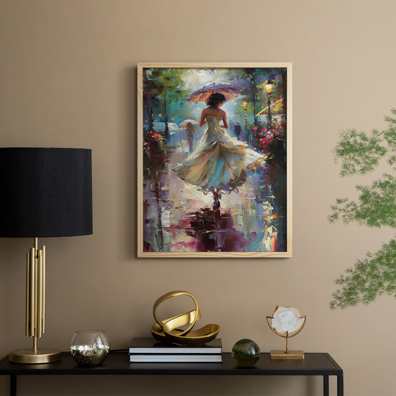 Reproduction encadrée WOMEN Series CMX III - bois massif, Naturel, H 21 po x l 17 po
