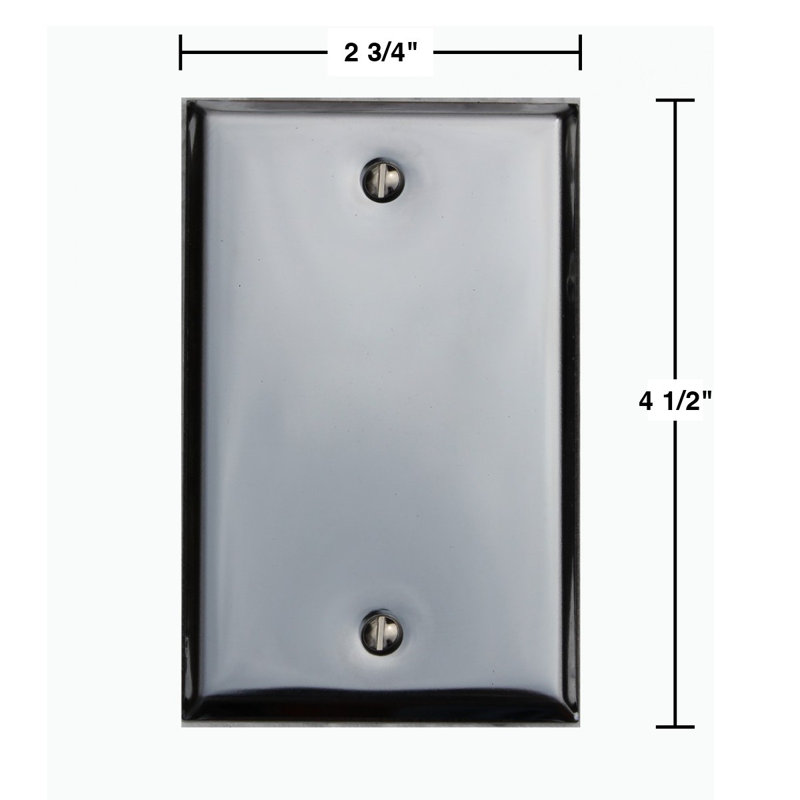 Plaque murale switch vide