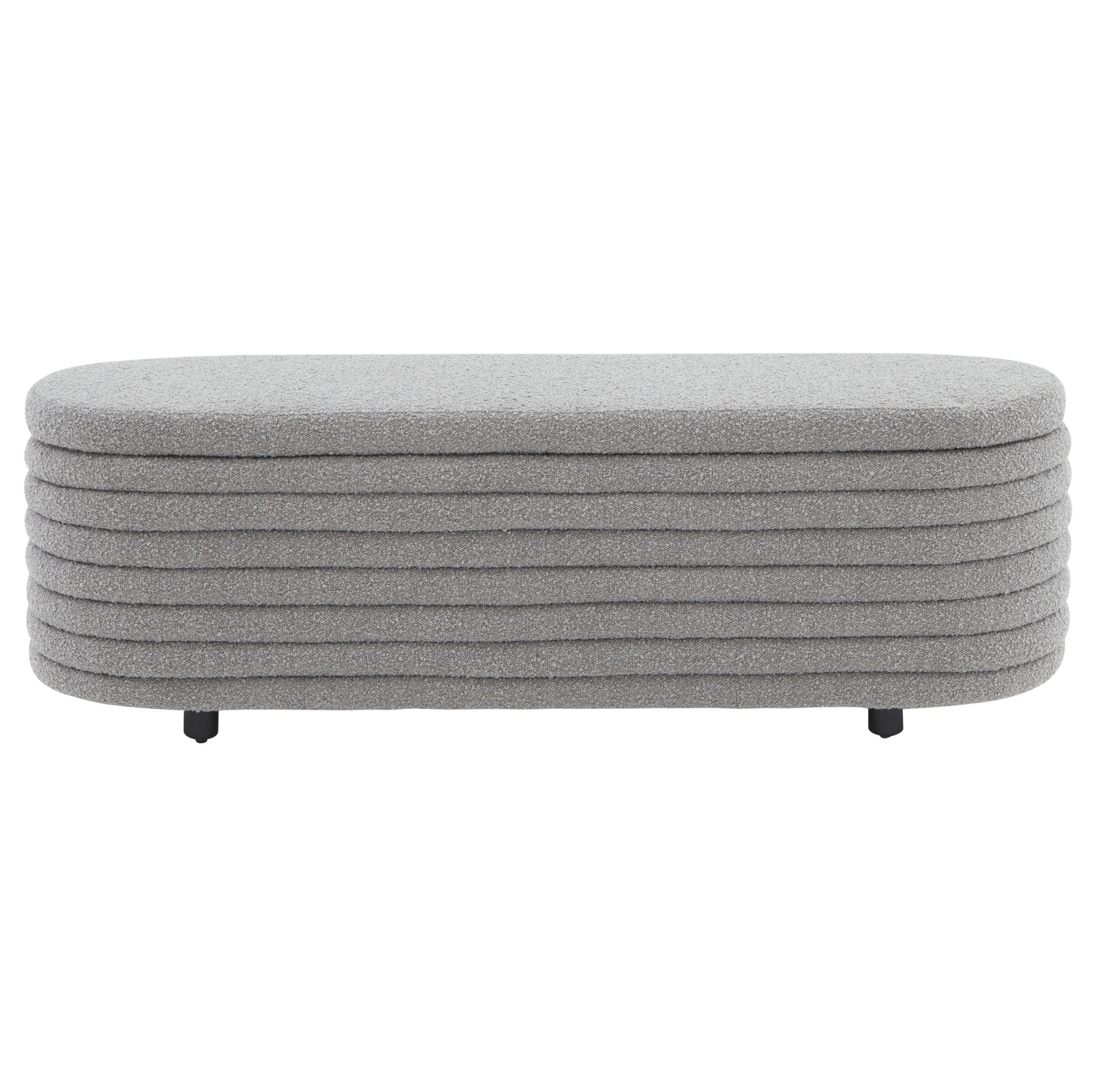 Delray Upholstered Flip Top Storage Bench - Thumbnail 3