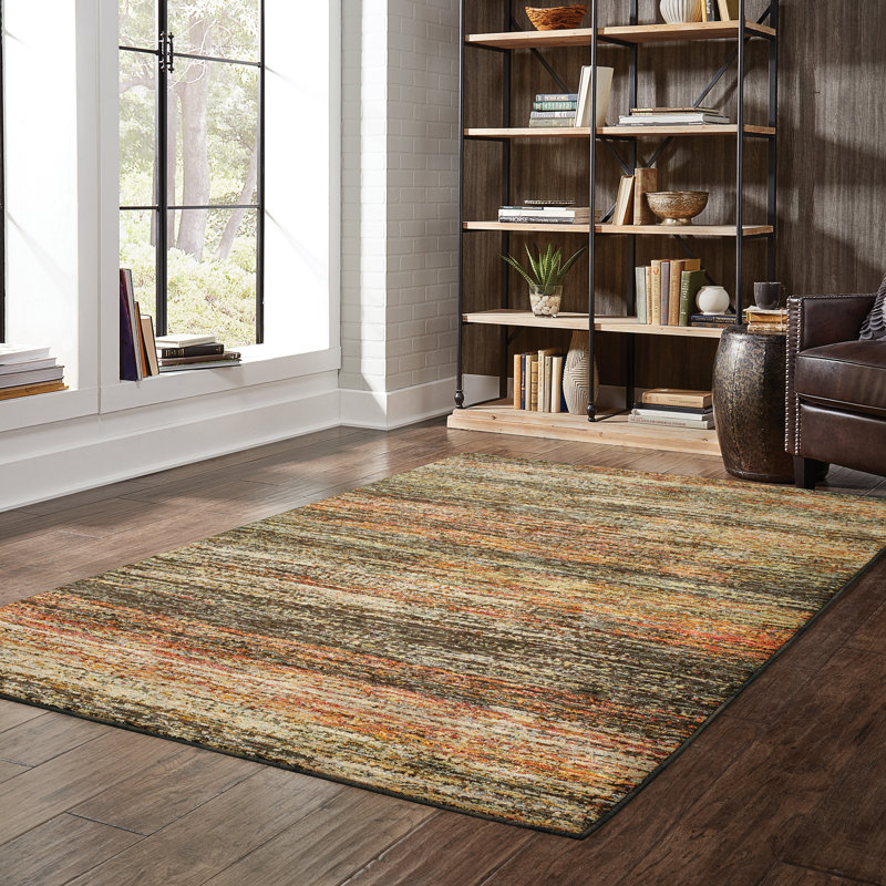 Abstract Indoor Rug, Rectangle 3'3" x 5'2"