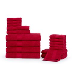 Checkered Red and White Bath Towel Set, Zazzle