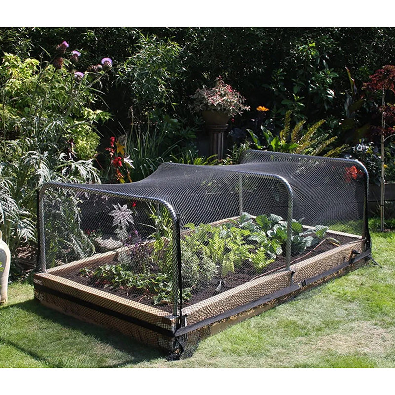 Filet de barrière anti-insectes 6,5 x 25 pi, filet de protection polyvalent pour jardin, serre, patio, chenil, piscine, cour extérieure