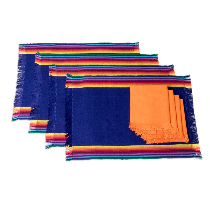 Eliza Rectangular Striped Cotton Table Runner