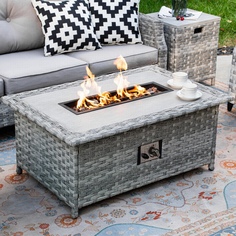 Natascha 39.8'' x 27.8'' Fire Pit