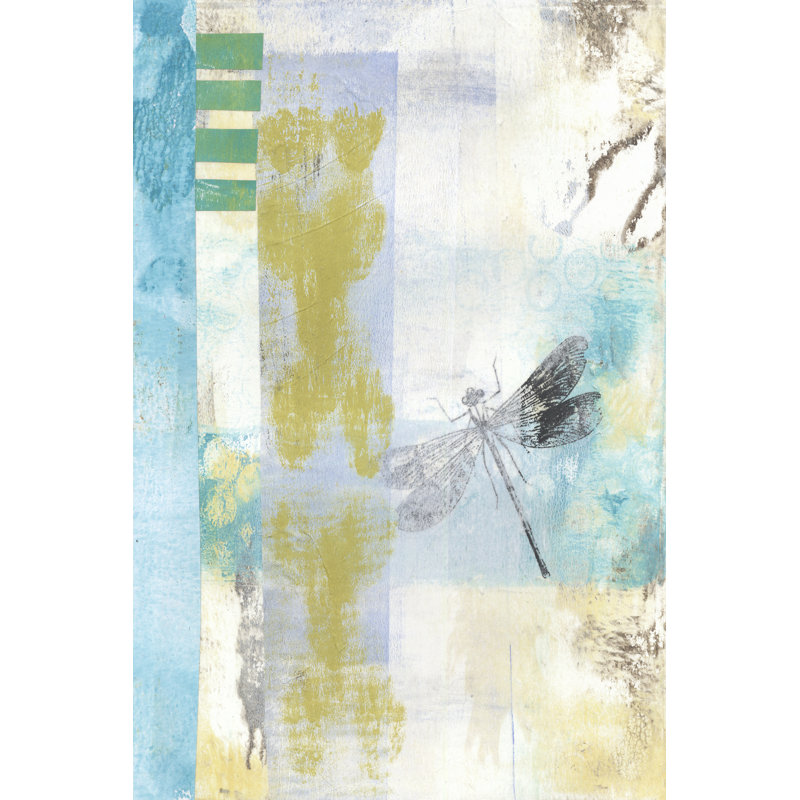 Serene Dragonfly II - Wrapped Canvas Print, 46cm H x 30cm W