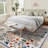 Boho 9x12 Washable Rugs for Entryway Floral Rugs for Bedroom, Beige Bathroom Rug Non Slip Washable, Soft Indoor Carpet Throw Carpet for Kitchen Laundry Living Room Foyer-1934671198