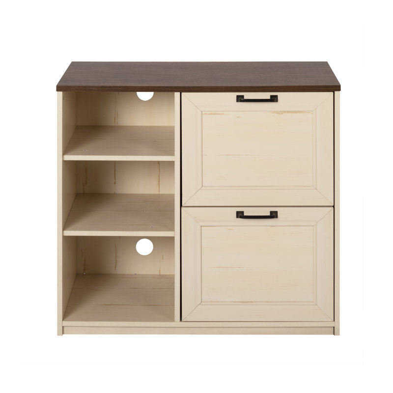 Hitchin 31.5" Wide 2 Drawer Modern Farmhouse Lateral Filing Cabinet