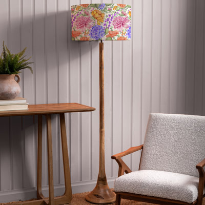 Kinross 158cm Brushed Traditional Floor Lamp