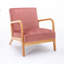 Vintage -Look microfiber look upholstered chair-2021729989