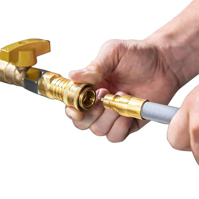 Natural Gas Conversion Kit for Fire Pits, Propane to Natural Gas Kit with 10 ft Hose, Valve, M10/M12/M15 Nozzles and Burner Tube Clamp