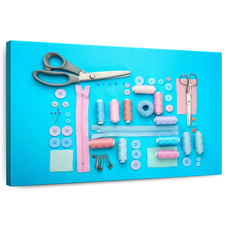 Senne Pastel Sewing Tools, 24" H x 36" W