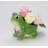 Frog With Mushrooms Flower Pot