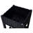 Black Garden Planter - Raised With Drainage 15.7"X15.7"X27.7" Ideal For Planting Your Favorite Vegetables, Flowers, Herbs Beds Black, System Included Outdoor Vegetable, Flower, Herb Gardening-1672703755-1672703754
