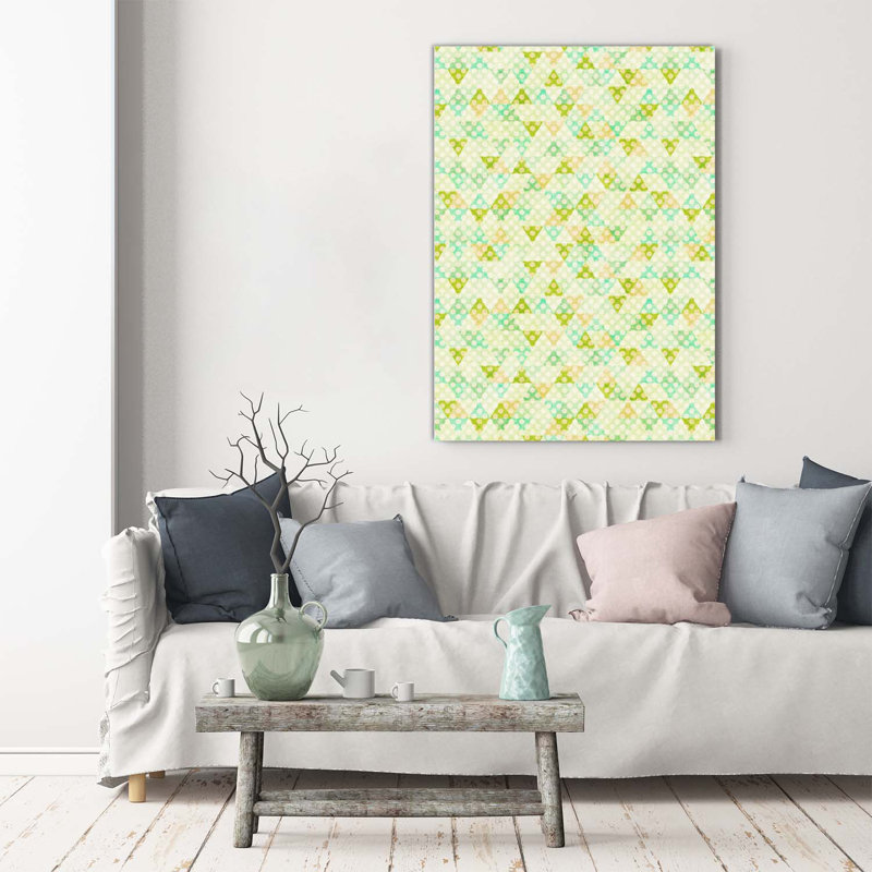 Geometric Background - Wrapped Canvas Print