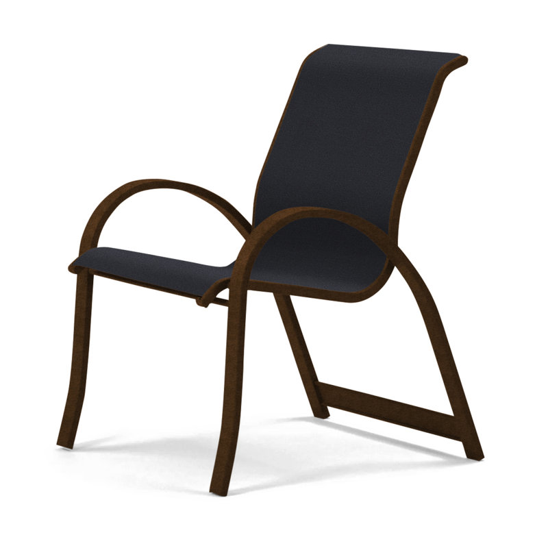 Aruba 1 Outdoor Dining Armchair, Kona