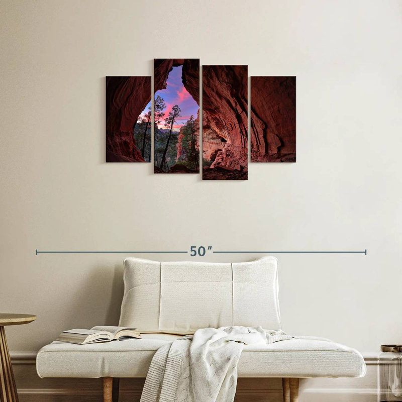 Grotte rouge Nicci, H 22 po x l 36 po