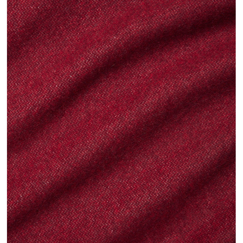 Matese Hand Woven Throw Blanket, Merlot