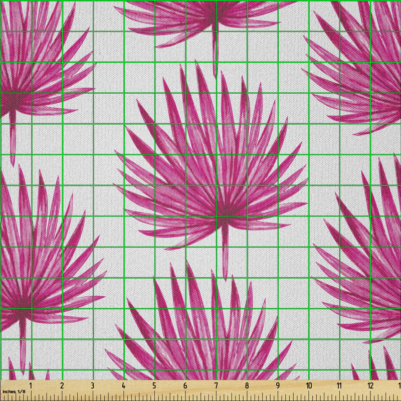 Darious Watercolour Tropical Leaves Multi-Purpose Fabric