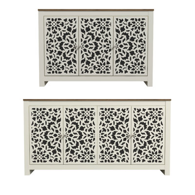  Arrastia Transitional Coordinated Dining Storage Sideboard Set Of 2