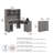 Shelonda 3 Piece Computer Desk Office Set-1767904829