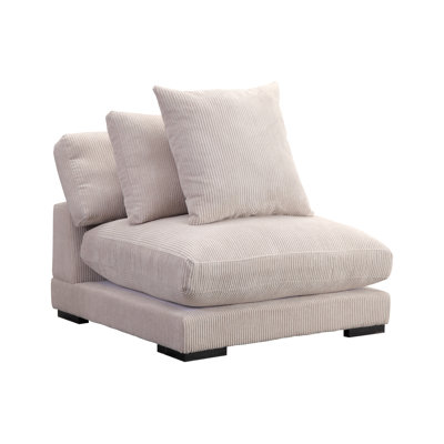 Fauteuil de chambre en polyester Saegan d'une largeur de 110,49 cm