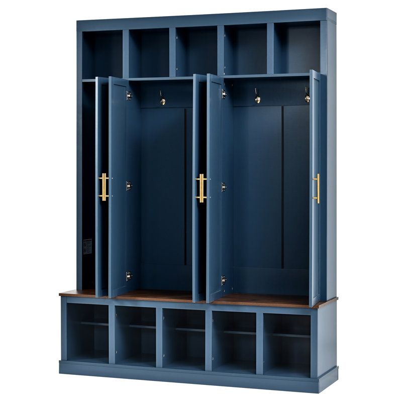 Armoire de rangement Farmhouse, Navy Blue
