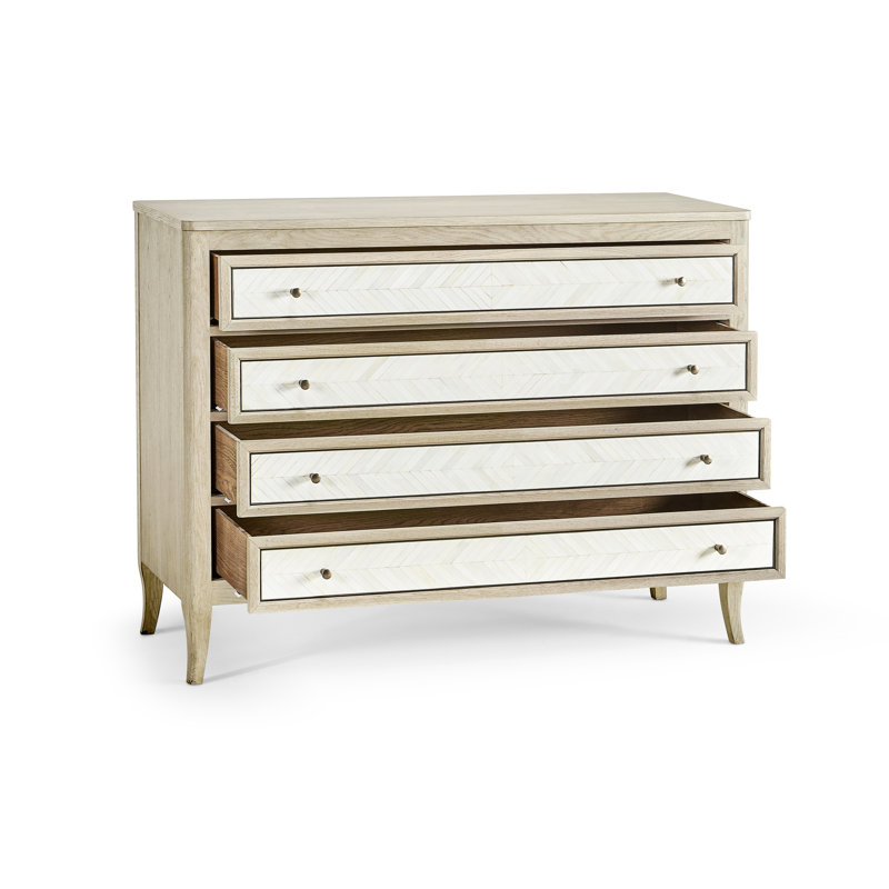 Water 4 - Drawer Solid Wood Dresser