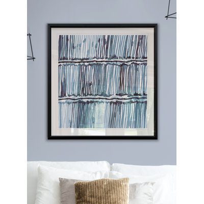 « bold blue iii », reproduction sur toile