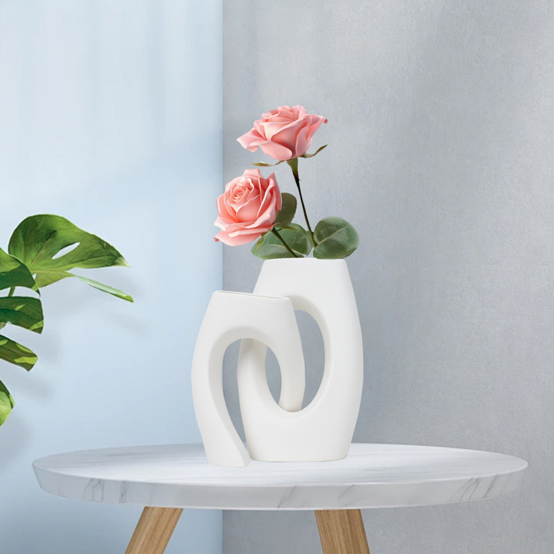 Ensemble de 2 vases en céramique