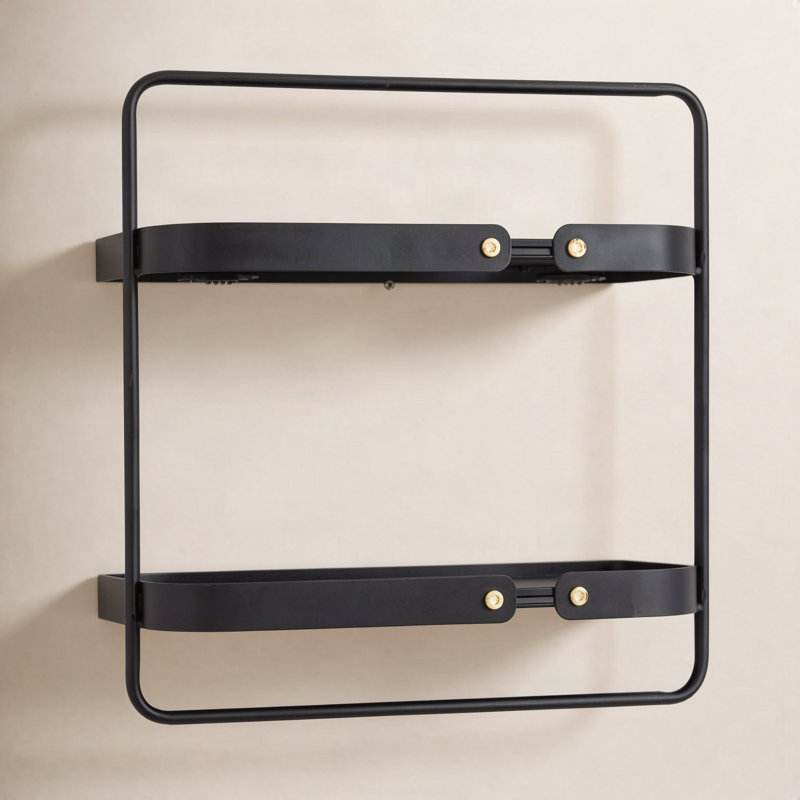 Gibbs 2 Piece Metal Tiered Shelf, 21.4" H x 20.45" W x 5.6" D