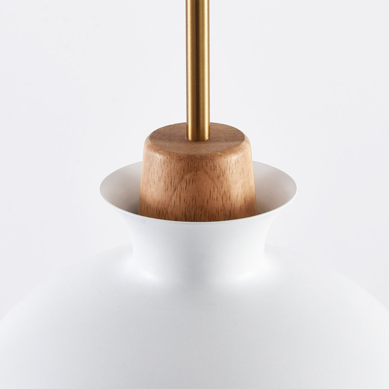 Luminaire suspendu simple 1 lumière, Blanc