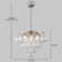 Yader 8 - Light Dimmable Bubble Glass Chandelier