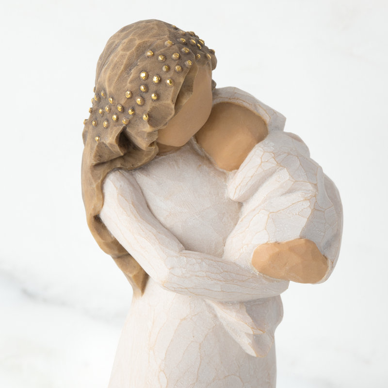 Willow Tree Sanctuary, a Warm Safe Surround of Love - Hand Painted Resin Figure
