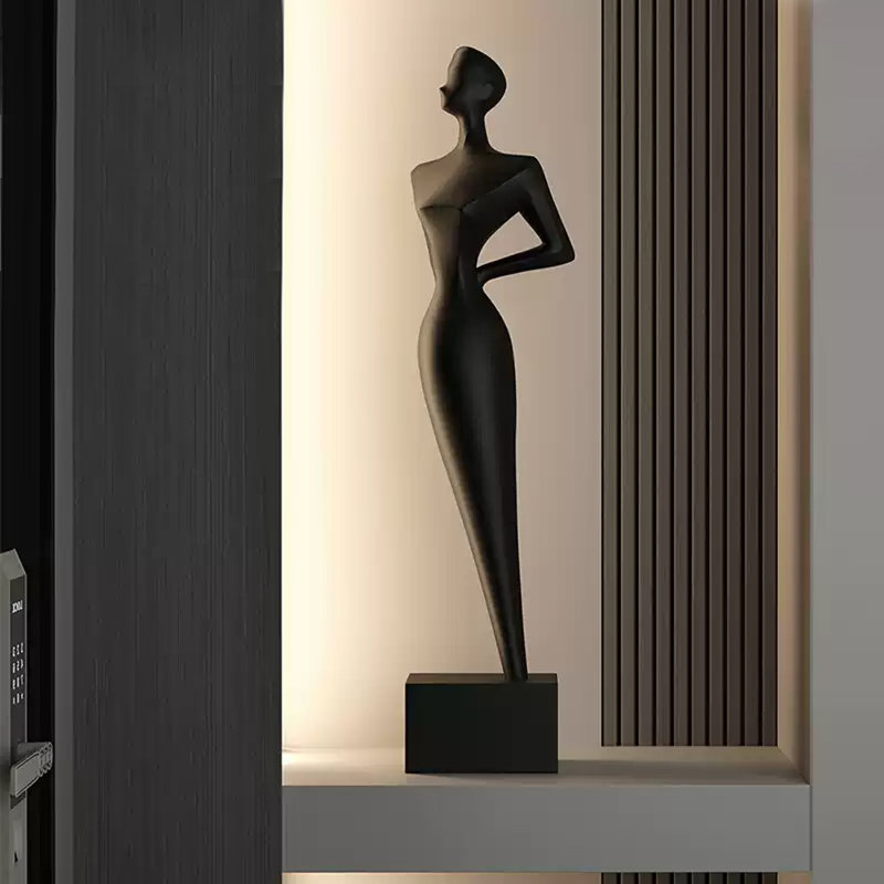 Sculpture abstraite de luxe à figurine abstraite