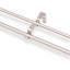 Chazz Adjustable 122cm to 224cm Double Curtain Pole-1903179556