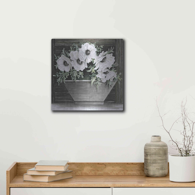 «Poppies Planter» par Cindy Jacobs, H 12 po x l 12 po