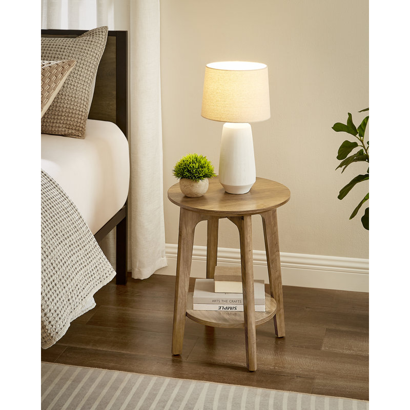 Table de bout Krish, Brun miel