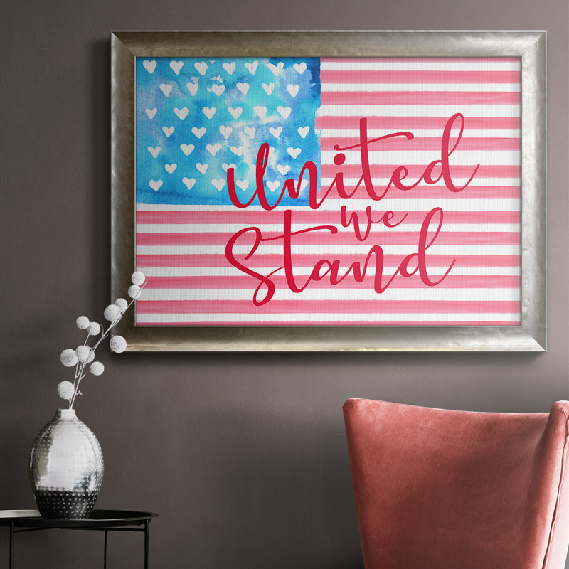 Toile de qualité supérieure avec cadre United United Stand II prêt à accrocher, H 16 po x l 20 po